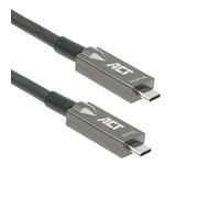 ACT Cavo ottico attivo USB C (AOC) 10 m, cavo video USB C USB 3.2 Gen2, 10 Gbps ad alta velocità, cavo attivo in fibra ottica USB C, per videoconferenza, Smartboard - AK4310