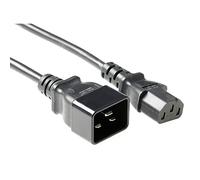 ACT AK5026 cavo di alimentazione Nero 2 m Accoppiatore C13 Accoppiatore C20