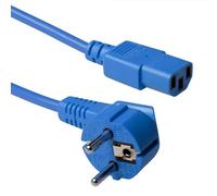 ACT AK5404 Stromkabel Blau 5 m CEE7/7 C13-Koppler (AK5404) Marca