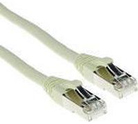 ACT avorio da 0,5 metri LSZH SFTP CAT6A Cavo Patch SNAGLE SNAGless con connettori RJ45 CAT6A S/FTP LSZH SNG IV 0 .50M (FB7400) NEW