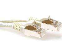 ACT avorio da 1,5 metri LSZH SFTP CAT6A Cavo Patch SNAGLE SNAGless con connettori RJ45 CAT6A S/FTP LSZH SNG IV 1,50M (FB7451) NEW