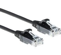 Act Black 0,15 metri LSZH U/UTP Cat6 Datacenter Slimline Patch Cavo SNAGless con connettori RJ45 (DC9930) NEW