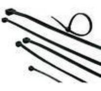 ACT Cable Ties - Black, Langth 203 mm, larghezza 3,6 mm. Langth: 203 mm cravatta nera 203/3,6 mm (CT1045) NEW