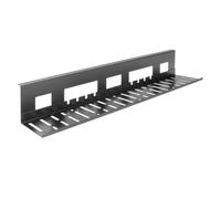 ACT Canalina per cavi da scrivania 80 cm, con accessori, passacavi, organizer per cavi, Cable Management Under Desk, AC8381