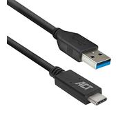 ACT Cavo da USB a USB C da 1 m, USB 3.0, PD 60 W USB A a USB C Cavo Ricarica rapida, Velocità dati 5Gbps - AC7416