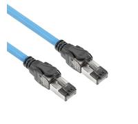 ACT Cavo di installazione CAT6A S/FTP, 60 m, preconfezionato, supporto 4PPoE 100 W, 23 AWG, classificazione B2ca, spina RJ45, per ambienti ad alto rischio, maschio a maschio - FB0060