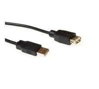 ACT Cavo di prolunga USB 2.0, 5,0 m, tipo A - A, nero Cavo USB 5 m USB A nero - Nouvo