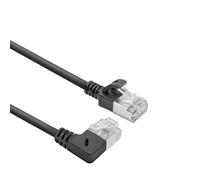 ACT Cavo di rete CAT6A ad angolo di 90°, U/FTP LSZH LAN, sottile 3,6 mm, cavo Ethernet flessibile con connettore RJ45, per l'uso in data center, 0,25 m, a destra DA2952