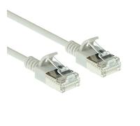 ACT Cavo di rete CAT6a, U/FTP LSZH Cavo LAN sottile 3,8 mm, flessibile Snagless CAT 6a con connettore RJ45, per uso in data center, 0,25 m, grigio - DC7052