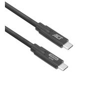 ACT Cavo USB C 60 W, 10 Gbps, 4 K a 60 Hz, cavo video USB C, cavo dati, cavo di ricarica per monitor, laptop, SSD, 3 m - AC7443