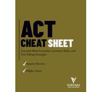 ACT CHEAT SHEET: Essential Math Formulas, Grammar Rules, and Test-Taking Strategies