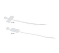 ACT CT1300 fascetta Fascetta con inserimento in parallelo Bianco 100 pz NEW