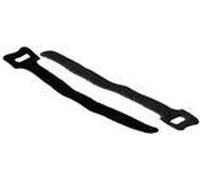 ACT CT4007 Cravo per cavo con cravatta con dispositivo di fissaggio in velcro Nylon - polipropilene (PP) Black 20 pezzi (E) (CT NEW