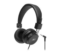 ACT Cuffie pieghevoli con cavo, cuffie On Ear, connettore jack da 3,5 mm, cavo in nylon 1,5 m, AC9300