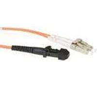 ACT da 3 metri LSZH MALIDE 62.5/125 Duplex di cavo patch in fibra OM1 con connettori MTRJ e LC. LC-MTRJ 62.5/125 duplex 3.00m ( NEW