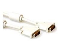 ACT DVI-D Dual Link connection cable, M - M, Ivory 10.0m cavo DVI 10 m (AK3634)