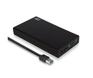 ACT Enclosure disco rigido 3,5" SATA I/II/III HDD, USB 3.0, supporto UASP, chassis senza attrezzi - AC1405