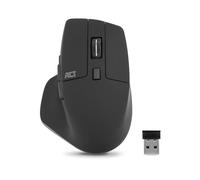 ACT Mouse senza fili Silent Click, 2.4 Ghz USB Dongle, mouse senza fili, 2400 DPI, 6 tasti, impugnatura per pollice, AC5151