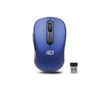 ACT Mouse wireless blu - 1600 DPI - Mini Dongle USB da 2,4 Ghz - Mano sinistra e destra - Leggero - AC5140