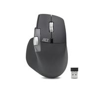 ACT Mouse Wireless Multi-Connect Bluetooth e ricevitore USB, ricaricabile, 4800 DPI con clic silenzioso, rotella di scorrimento veloce e rotella di scorrimento del pollice, ecologico AC5147