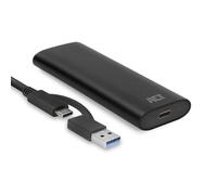 ACT NVMe, alloggiamento PCIe USB-C, alloggiamento SSD M.2, in alluminio, 10 Gbps, senza attrezzi, per adattatore alloggiamento M-Key e B+M-Key - AC1615