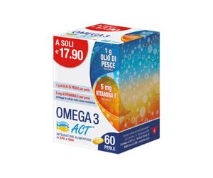 "Act - Omega 3 Funzione Cardiaca e Celebrale Confezione 60 Perle"