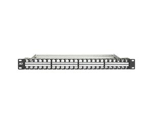 ACT Pannello patch 19 pollici, 48 porte Shielded e unshielded Modular Keystone 19" 1U Rack Mount ad alta densità, installazione rack CAT6/CAT6A/CAT8 - PP1031