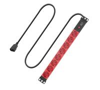 ACT PD3004 - Ciabatta elettrica da 19 pollici, C14 IEC60320, 8 prese, 10 A/2500 W, per rack da 19 pollici, PDU
