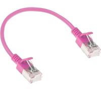 Act Pink 0,5 metri LSZH U/FTP Cat6A Datacenter Slimline Patch Cavo SNAGLESS con connettori RJ45 (DC7400) NEW