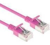 Act Pink 1,5 metri LSZH U/FTP Cat6A Datacenter Slimline Patch Cavo SNAGLESS con connettori RJ45 (DC7451) NEW