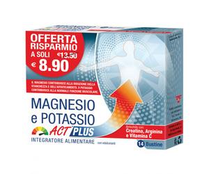 Act - Plus Magnesio E Potassio Confezione 14 Bustine