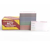 ACT Practice Question Study Cards 2025-2026: ACT Prep with Practice Test Questions [Full Color Cards]