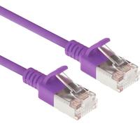 ACT Purple 10 metri LSZH U/FTP Cat6A Datacenter Slimline Patch Cavo SNAGLE IN CONNETTORS RJ45 (DC7310) NEW