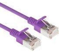 ACT Purple 5 metri LSZH U/FTP Cat6A Datacenter Slimline Patch Cavo SNAGLE IN CONNETTORS RJ45 (DC7305) NEW