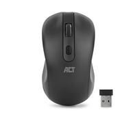 ACT Sensore ottico del mouse wireless 1000 DPI - Ricevitore USB a 2,4 Ghz - Impugnatura per il pollice - Mancino e destro - Leggero - AC5105