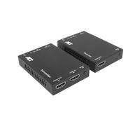 ACT Set di estensori HDMI Over IP, Portata 150 m, loopout Locale, codifica Video H.265, Controllo IR, Supporto CAT5e, AC7852