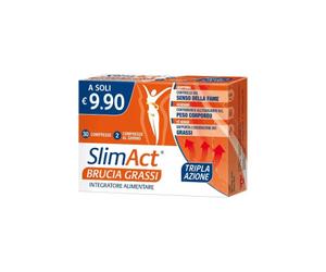 Act - Slim Brucia Grassi Integratore per Equilibrio del Peso Confezione 30 Compresse
