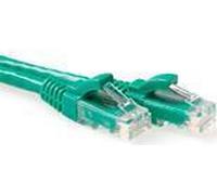 Act verde 1 metro U/UTP Cat6A Cavo Patch SNAGless con connettori RJ45 CAT6A U/UTP SNAGLESS GN 1.00M (IB2701) NEW