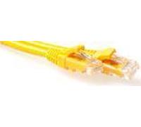 Act Yellow 0,5 metri U/UTP CAT6A Patch Cavo SNAGless con connettori RJ45 CAT6A U/UTP SNAGLESS YL 0,50 m (IB2800) NEW