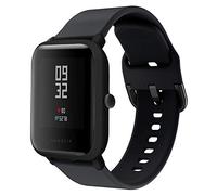 ACTECH Cinturino Compatibile per Amazfit Bip/Amazfit GTR 42mm/Amazfit GTS/Amazfit GTS 2 Mini/Amazfit GTS 2e/Amazfit GTS 2, 20mm Silicone Cinturino di Ricambio Bracciale (Nero)