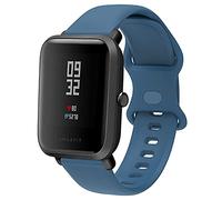 ACTECH Cinturino Compatibile per Amazfit Bip/Amazfit GTR 42mm/Amazfit GTS/Amazfit GTS 2 Mini/Amazfit GTS 2e/Amazfit GTS 2, 20mm Silicone Cinturino di Ricambio Bracciale (Blu)