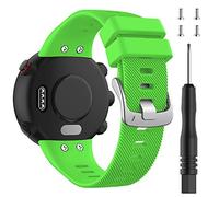 ACTECH Cinturino Compatibile per Garmin Forerunner 45 Cinturini, Garmin Forerunner 45S Cinturini, Garmin Swim 2 Cinturini, Silicone Cinturino di Ricambio Bracciale (Verde)