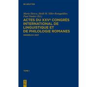 Actes Du Xxve Congrès International de Linguistique Et de Phi (Copertina rigida)