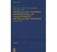 Actes Du Xxve Congrès International de Linguistique Et de Phi (Copertina rigida)