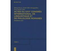 Actes Du Xxve Congrès International de Linguistique Et de Phi (Copertina rigida)