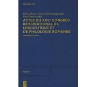 Actes Du Xxve Congrès International de Linguistique Et de Phi (Copertina rigida)
