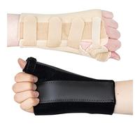 Actesso Tutore Pollice e Polso - Pollice-Polso per fratture dello scafoide, sindrome del Tunnel Carpale o slogature (Grande Destra, Nero)