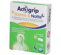 Johnson & Johnson Actigrip Giorno & Notte 12 Compresse Giorno + 4 Compresse Notte