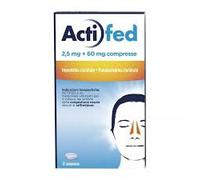 Actifed 12 Compresse Da 2,5 Mg + 60 Mg