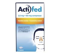 Actifed 2,5 mg 12 Compresse Congestione Nasale e Raffreddore